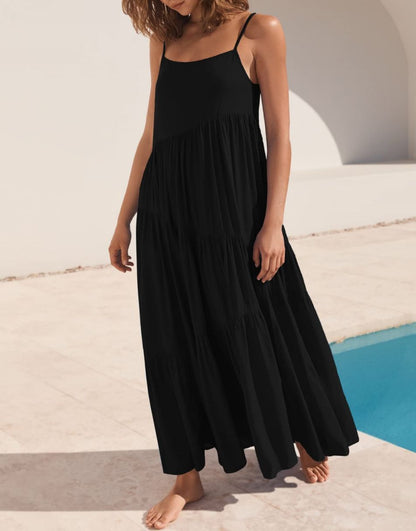Abelia Premium Asymmetrical Maxi Dress for Summer Boutique Collection