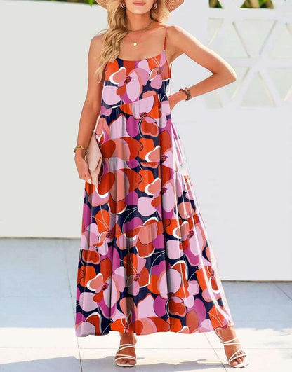 Abelia Premium Asymmetrical Maxi Dress for Summer Boutique Collection