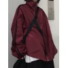 Contrast Stripe Zip Up Jacket