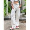 Basic White Denim Boyfriend Jeans