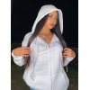 Rhinestone Letter Graphic Hoodie