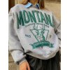 Montana Gray Pullover Graphic Sweatshirt