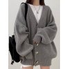 Knitted Button Down Long Cardigan