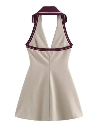 Willa Mini Dress in Gray