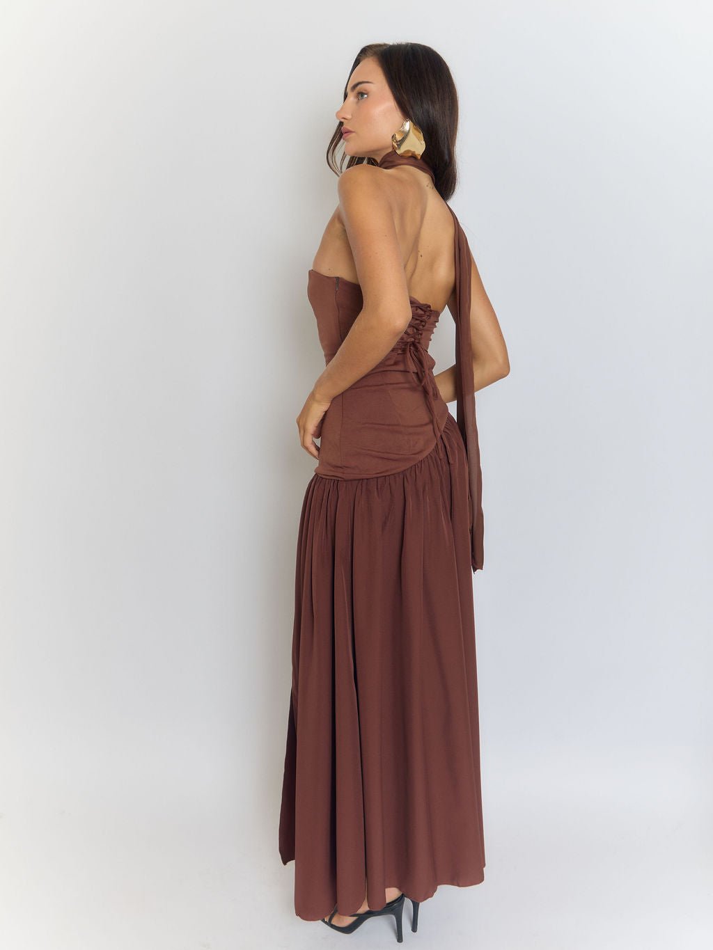 Wren Slim Ribbon Maxi Dress